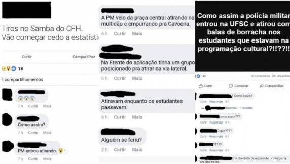 Ação teria acontecido após o término do "Geosamba", encontro 

promovido dentro da universidade, no momento em que as pessoas começavam a deixar o local