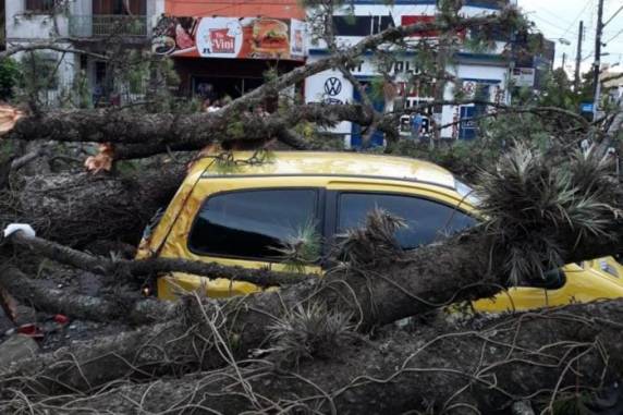 Rajadas passaram dos 90 km/h na Fronteira Oeste