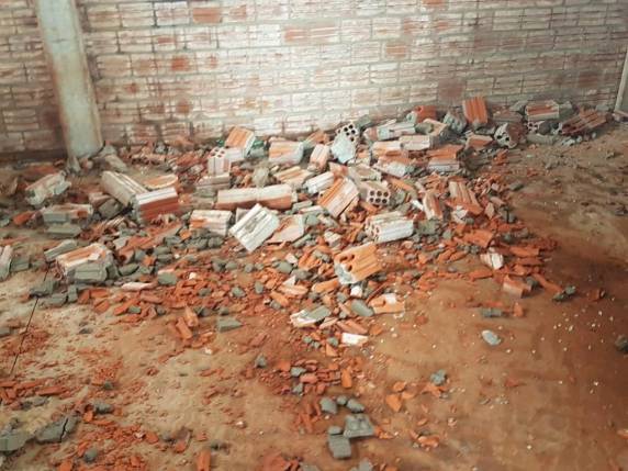 Vento forte provoca danos materiais no interior de Três de Maio - foto 2