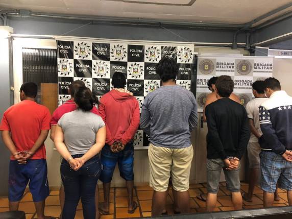 Operação foi realizada em São Luiz Gonzaga e na capital, visando o cumprimento de 18 mandados de 

prisão; ainda há quatro suspeitos foragidos