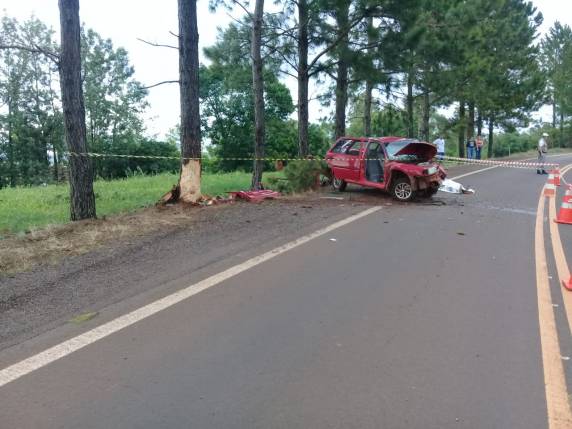 Saída de pista deixa uma vítima fatal na RS 305 em Horizontina - foto 2