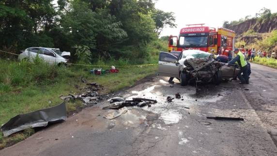 Colisão ocorreu na manhã deste domingo (23) em Guaraciaba