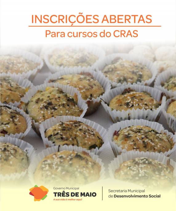 9 cursos serão oferecidos pelo Centro de Referência de Assistência Social