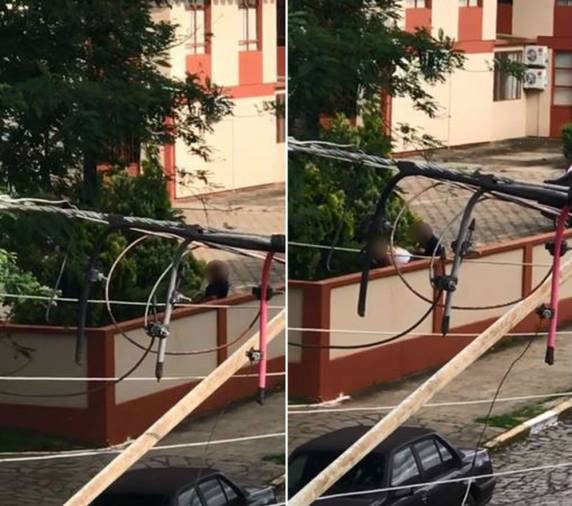 Vídeo que circula nas redes sociais foi feito em dezembro. Polícia Civil informou que foi aberto um inquérito para apurar o caso