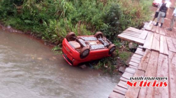 O acidente ocorreu em uma estrada de chão na localidade de Colônia Medeiros