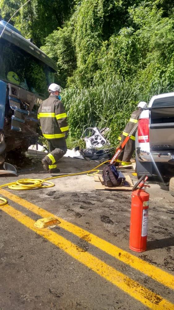 Motorista de caminhonete morre em acidente na SC-283 no Oeste catarinense - foto 3