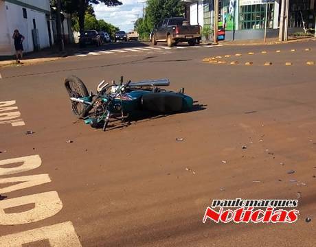 Motociclista fica ferido em acidente na Av. Santa Rosa em Três de Maio - foto 3