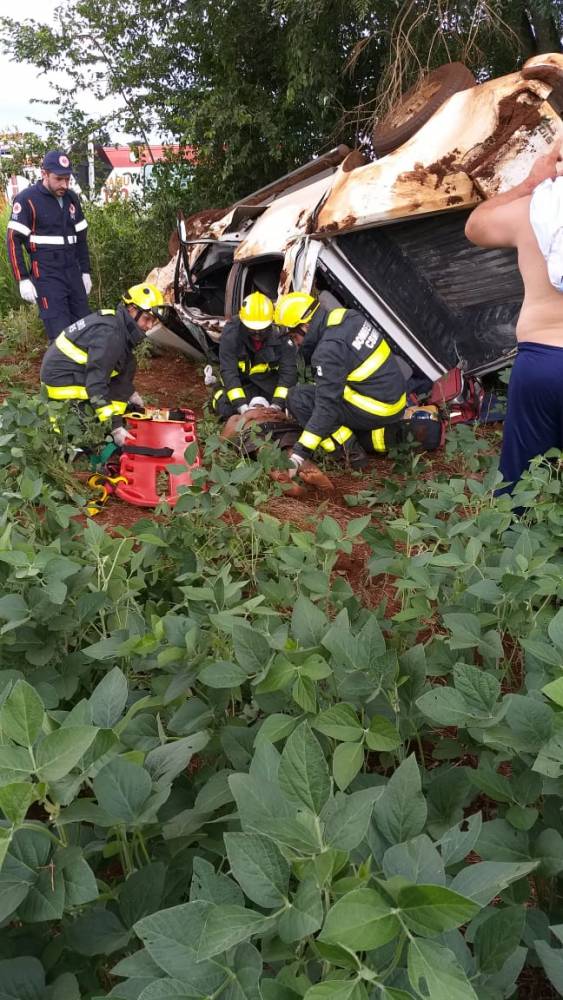 Capotagem de veículo na RS 342 entre Ijuí e Catuípe - foto 3