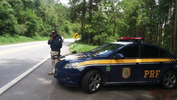 Fiscalização de velocidade e ultrapassagem na BR 282, em Rancho Queimado - foto 3