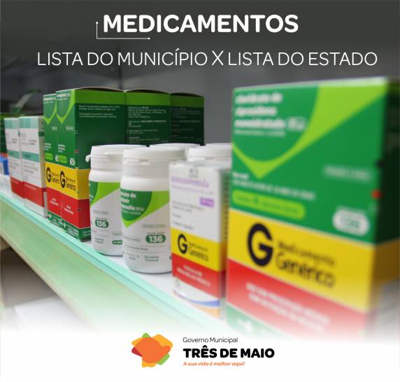 Secretaria de Saúde de Três de Maio disponibiliza mais de 146 itens na lista básica do município