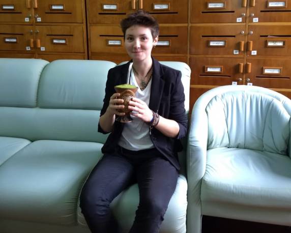 Cecíle Telliez vem ao Brasil pela iniciativa de voluntariado internacional da Comissão Alemã da Unesco, chamada ?kulturweit?
