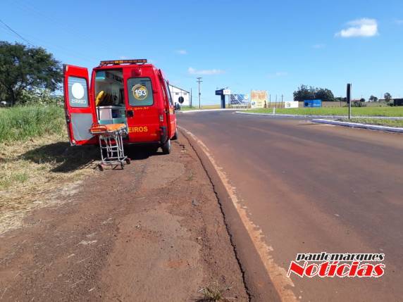 Motorista foge com veículo após atingir uma motocicleta no trevo da BR 472, em Três de Maio - foto 3