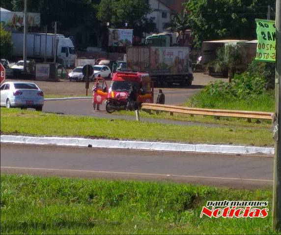 Motorista foge com veículo após atingir uma motocicleta no trevo da BR 472, em Três de Maio - foto 4