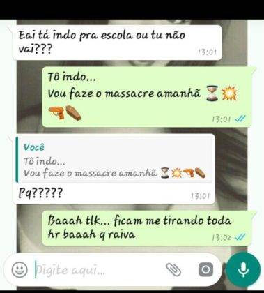 Aluna ameaça realizar massacre em escola de Roca Sales - foto 3