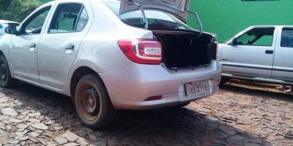 Câmera de segurança registrou ação dos assaltantes em São Nicolau - foto 2