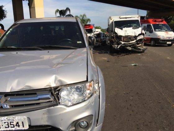 Duas pessoas ficam feridas em acidente com quatro veículos na RSC-386, em Lajeado - foto 3