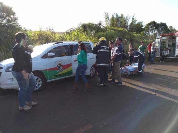 Acidente na estrada do Campus em Cruz Alta - foto 4