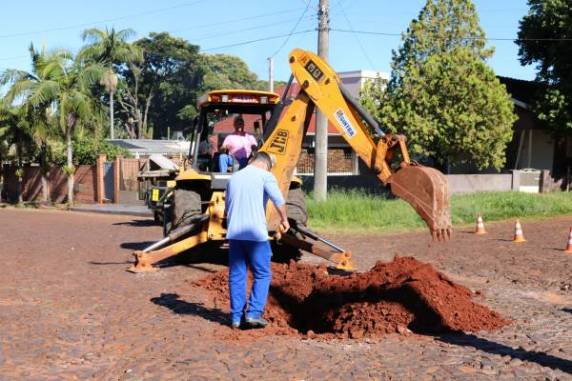 Posteriormente a este trabalho Rua São Paulo receberá asfaltamento