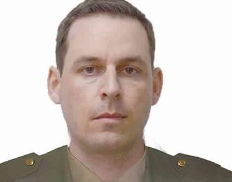 Soldado Fabiano Heck Lunkes, 34 anos, foi atingido por um tiro de fuzil durante cerco a criminosos que atacaram uma agência bancária em Porto Xavier