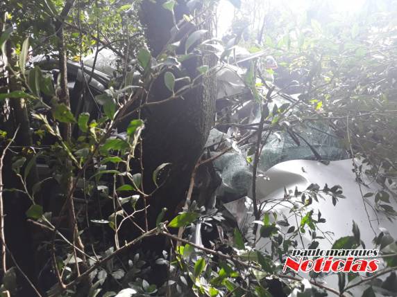 VÍDEO; saída de pista deixa casal ferido na BR 472 em Três de Maio - foto 2