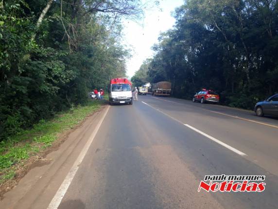 VÍDEO; saída de pista deixa casal ferido na BR 472 em Três de Maio - foto 6