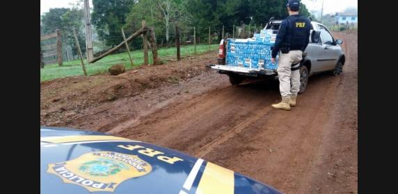 VÍDEO; PRF apreende 12.500 maços de cigarros contrabandeados na BR-282 - foto 3