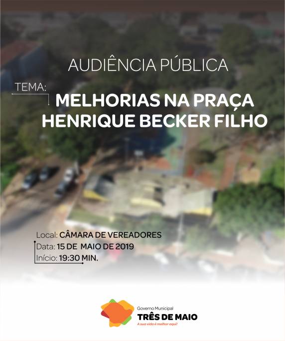 Projeto será apresentado e colocado em votação durante a audiência pública
