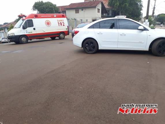 Colisão entre carro e moto deixa jovem ferido no Centro de Três de Maio - foto 2