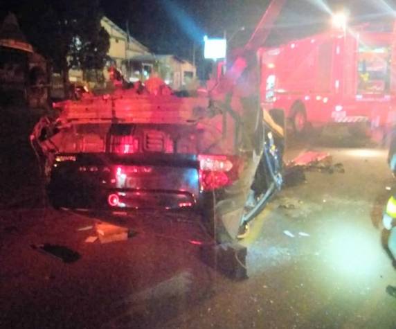 Capotamento deixa idoso ferido na madrugada de hoje em Panambi - foto 2