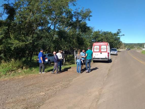 Colisão entre dois veículos resulta em uma mulher ferida na BR 392 em Porto Xavier - foto 3