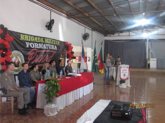 Formatura de alunos do PROERD em São José do Inhacorá - foto 3