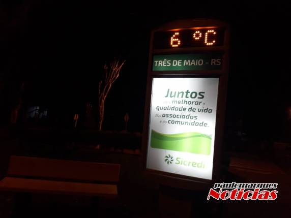 Em algumas áreas, umidade deixará a sensação de frio ainda maior no final de semana