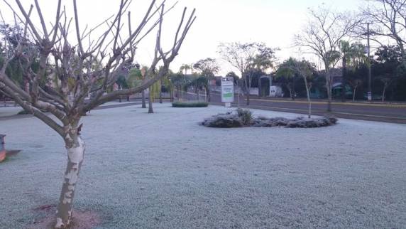 Termômetro registrou temperatura negativa em São José do Inhacorá - foto 2