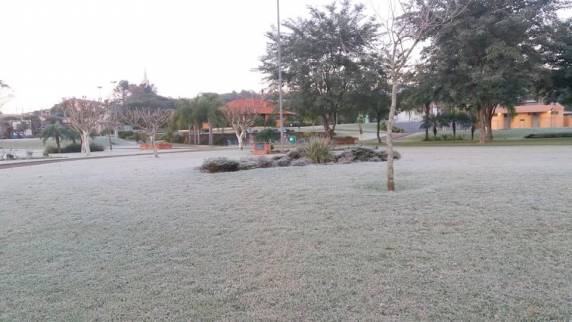 Termômetro registrou temperatura negativa em São José do Inhacorá - foto 4