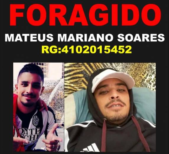 Mateus Mariano Soares também era acusado de participar de roubos a banco e um latrocínio