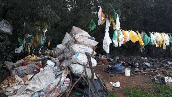 Polícia Civil divulga imagens do local onde foi encontrado morto o andarilho em Boa Vista do Buricá - foto 2