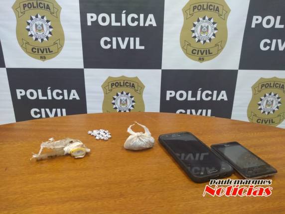 PC e BM prendem elementos em flagrante por tráfico de drogas, em Giruá - foto 2