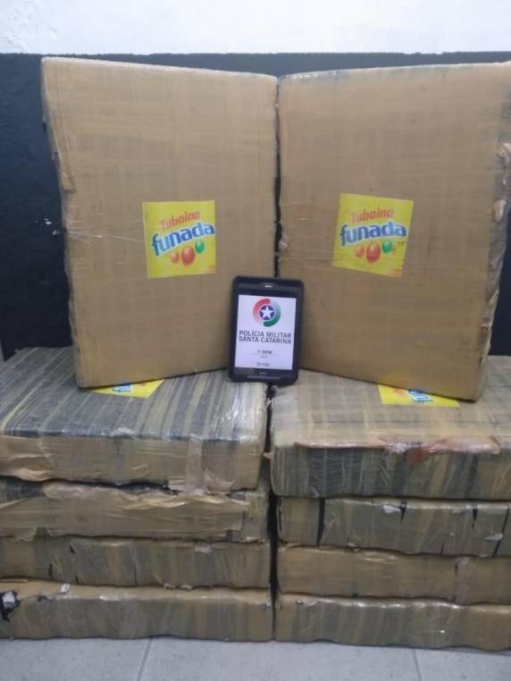 Mais de 250 kg de maconha são apreendidos na BR-101 em Itajaí - foto 2