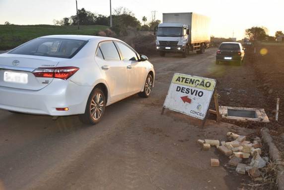 Medida ocorre em virtude das obras de pavimentação asfáltica na ERS-591