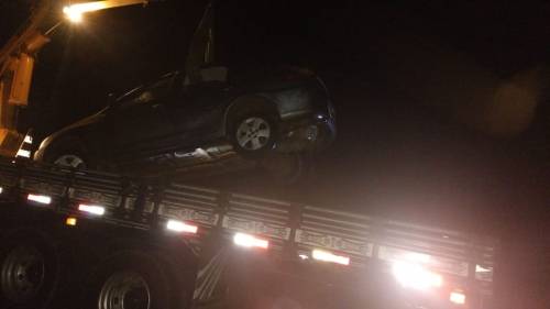 Carro capotou na ERS 207 entre Crissiumal e Humaitá - foto 3