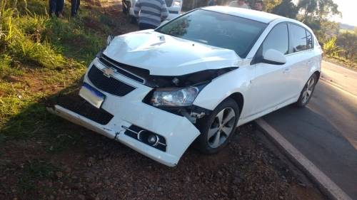 Saída de pista ocorreu na tarde deste domingo