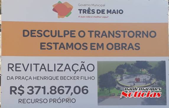 Começaram as obras de revitalização da Praça Henrique Becker Filho - foto 4