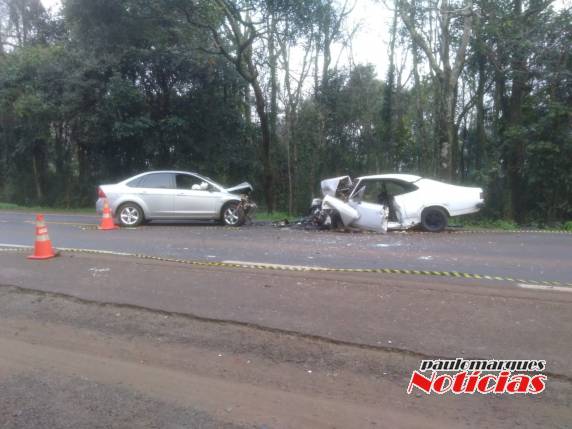 VÍDEO; duas pessoas morreram em acidente na BR 472 em Santa Rosa - foto 2
