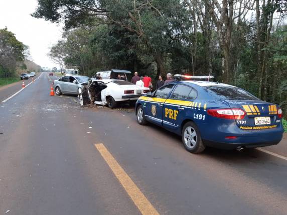 VÍDEO; duas pessoas morreram em acidente na BR 472 em Santa Rosa - foto 3