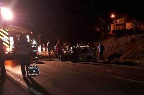 Uma pessoa morre e seis ficam feridas em grave acidente na 282 em Ponte Serrada - foto 3