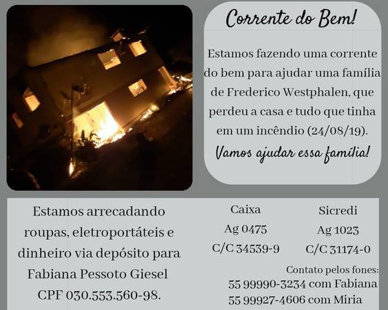 Família perde tudo em incêndio na linha Faguense, em Frederico Westphalen - foto 3