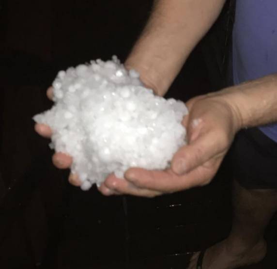 VÍDEO; temporal de granizo atinge cidades do interior gaúcho - foto 3