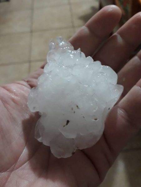 Panambi é atingido por forte temporal com granizos de 5 cm de diâmetro nesta madrugada - foto 3