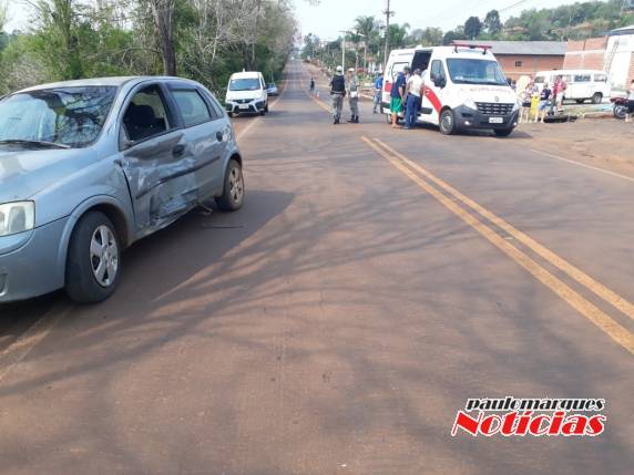 Três feridos em colisão entre carro e moto na RS 344 em Porto Mauá - foto 4
