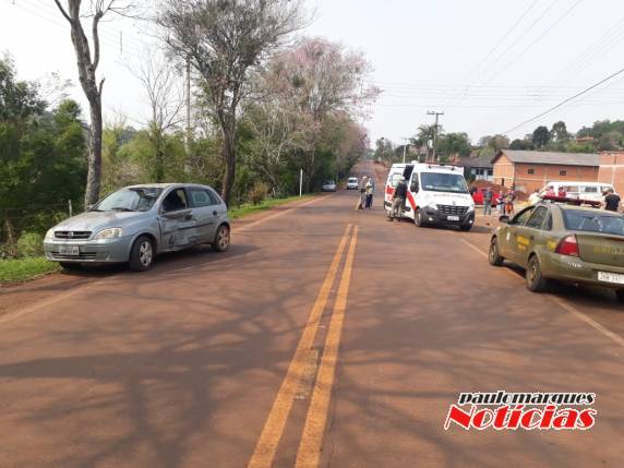 Três feridos em colisão entre carro e moto na RS 344 em Porto Mauá - foto 6